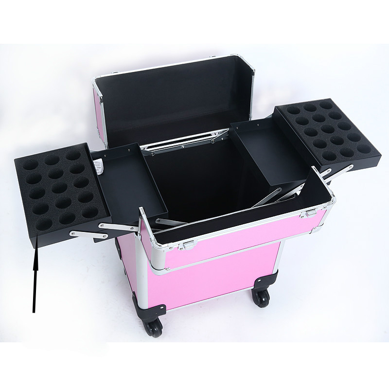 professional rolling makeup case
