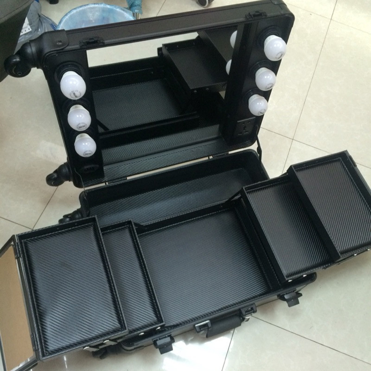 makeup case with lights
