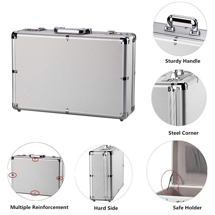 Aluminum attache case