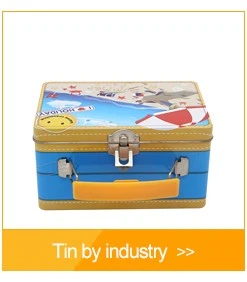 Tinplate Package Large Rectangle Tea Tin Box Unique China Supplier New Fashion Small Square Storge Tea Tin Can