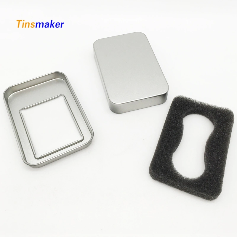 Rectangle Poker Tin Box Case Gift Metal Hot Sale Luxury Customized Design Printing USB box USB can