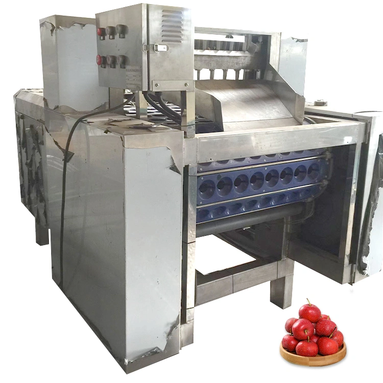 apple coring slicing machine