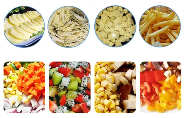 potato cube cutting machine