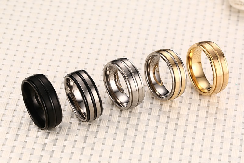 black titanium ring