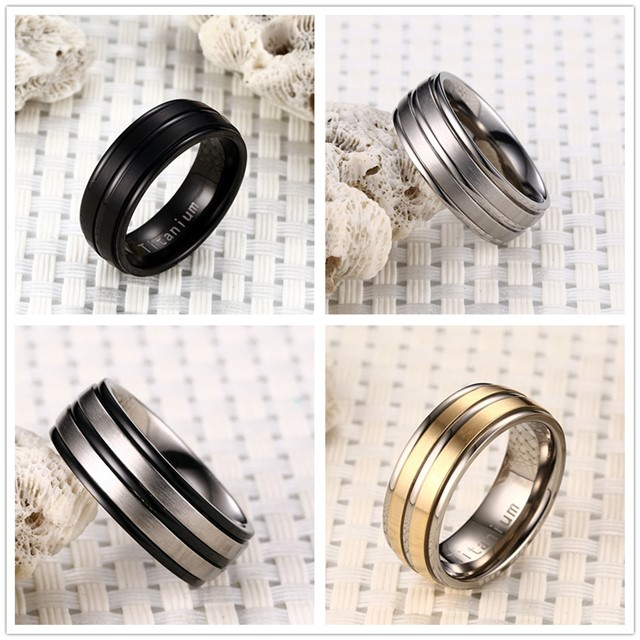 black titanium ring
