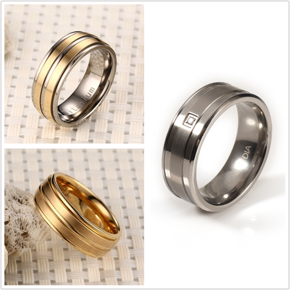 black titanium ring