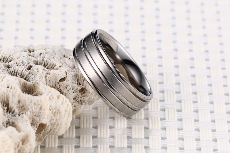 black titanium ring