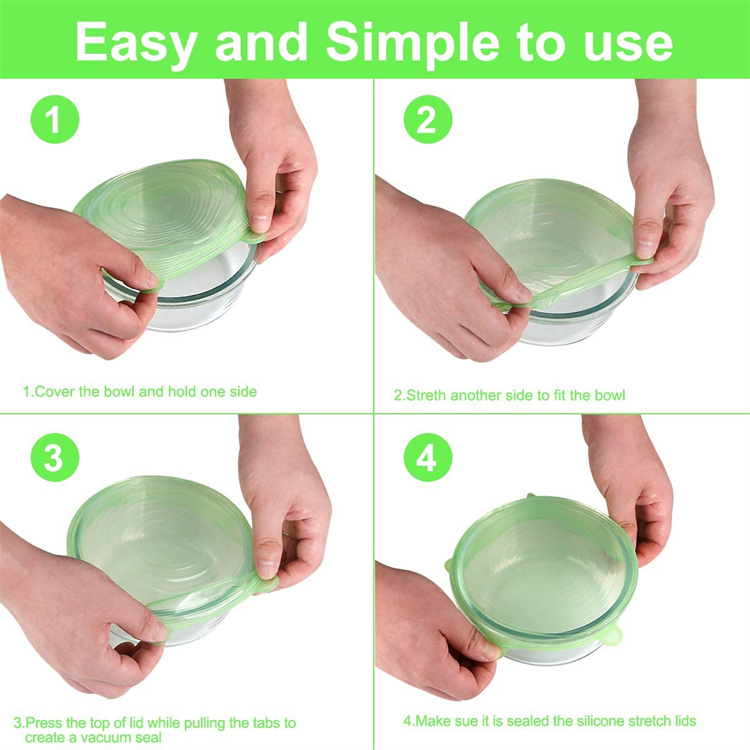 silicon stretch lids