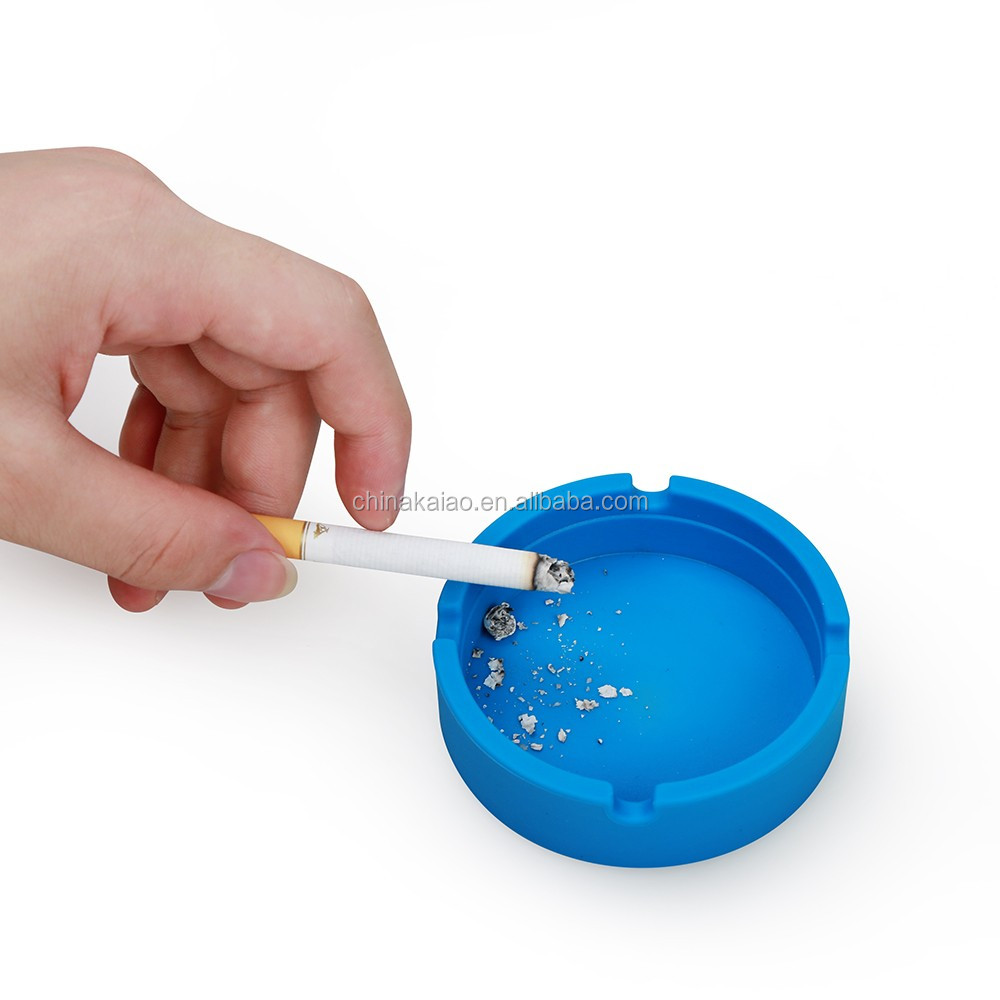 round ashtray