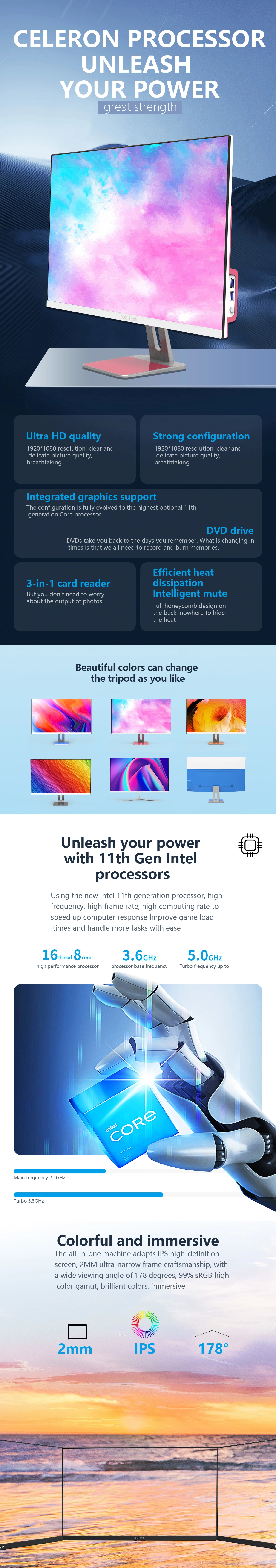 all in one PC i3 i5 i7