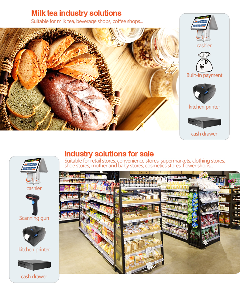 Cash register catering takeout
