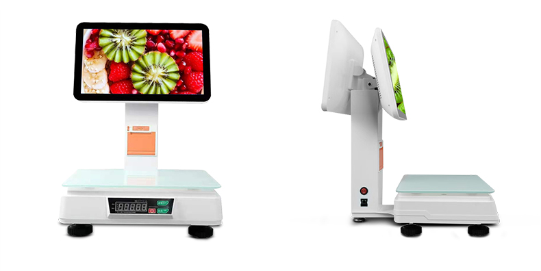 Cash register weighing identification