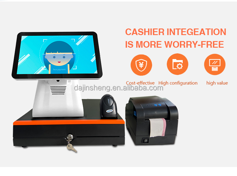 cash register fast food snacks