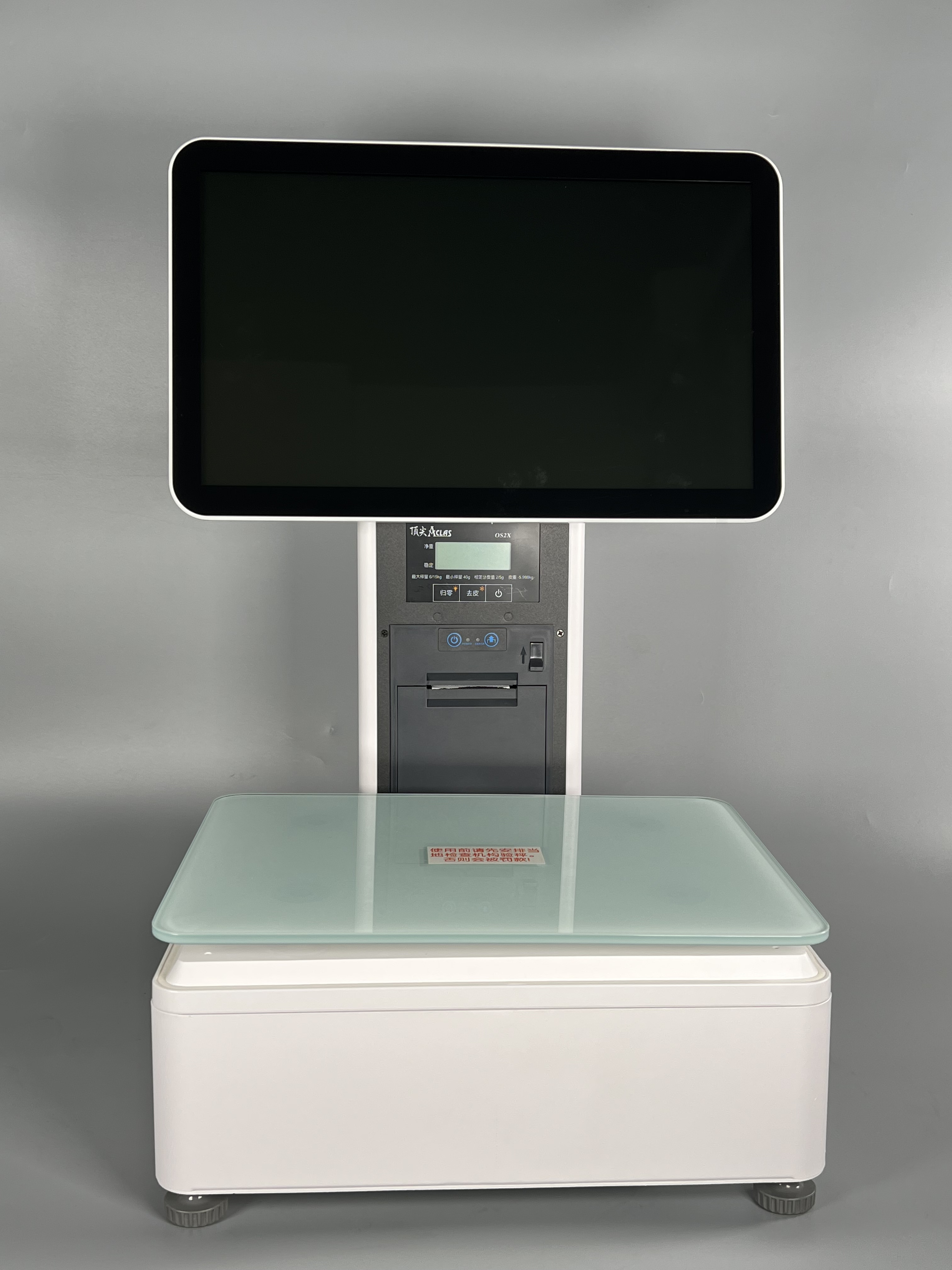 Cash register and weighing machine