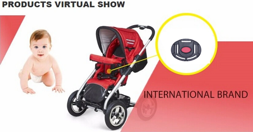 A-265 Top quality Reach & ROHS pom side release plastic stroller buckle for baby car