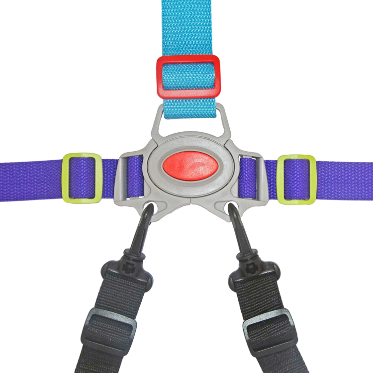 Za-137 5 Point Harness Safety Buckle Stroller High Chair Pram Car Seat Belt Strap