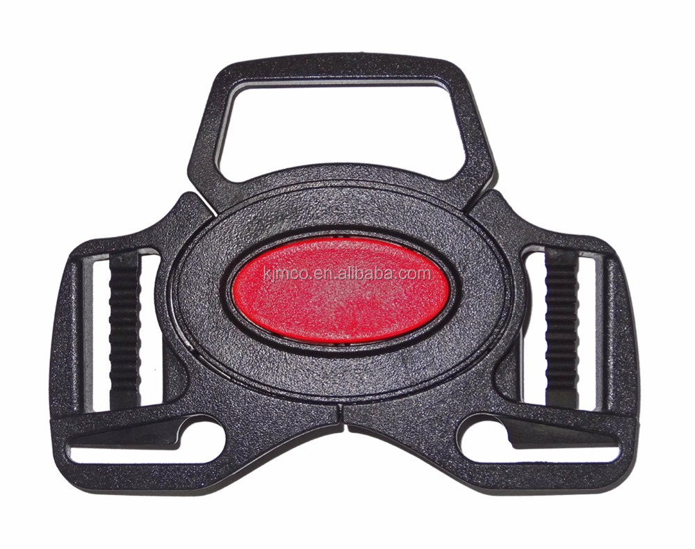 5 way quick release center insert buckle,plastic stroller buckle
