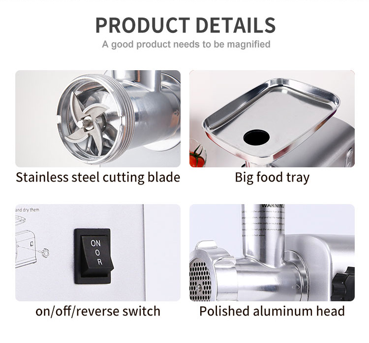 2020 Home HotSelling Big Meat Grinder Mincing Chopper Food Processor Electric Meat Grinder