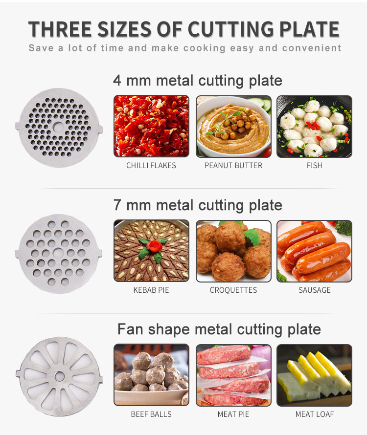 2020 Home HotSelling Big Meat Grinder Mincing Chopper Food Processor Electric Meat Grinder