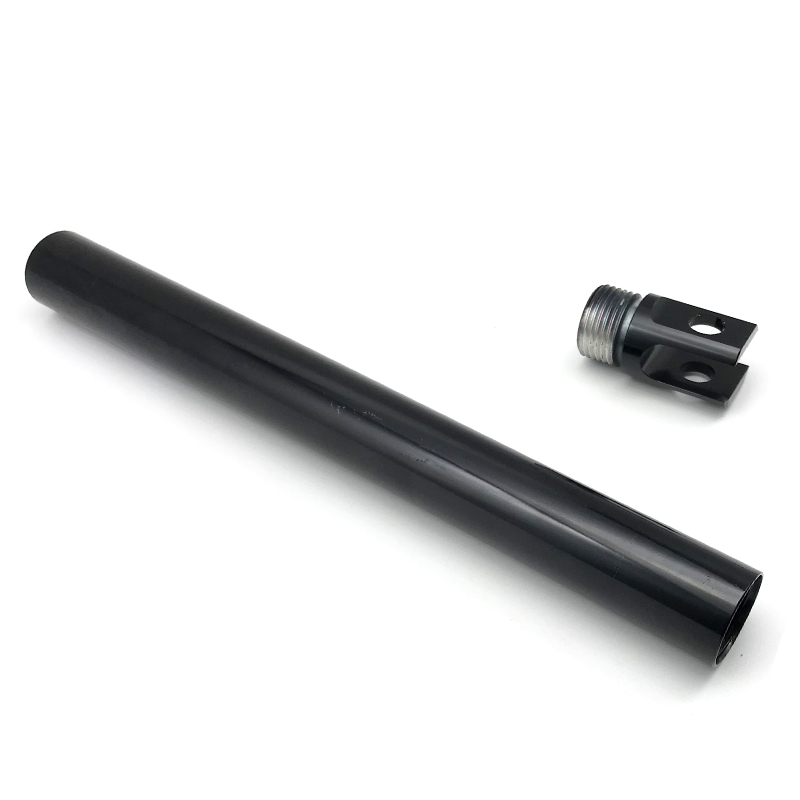 Custom Matte Black Anodized 5051 Aluminum Tube Fittings With Threaded