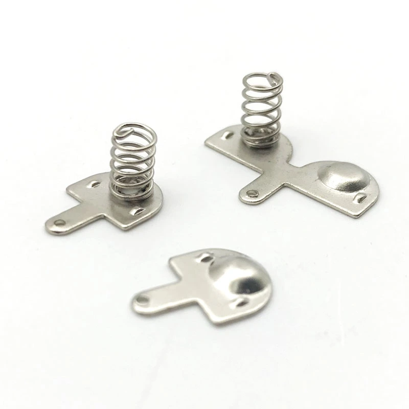 Precision Sheet Metal Stamping Tab Connector / Battery Terminal For PCB