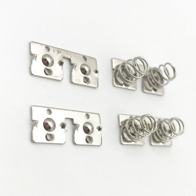 Precision Sheet Metal Stamping Tab Connector / Battery Terminal For PCB