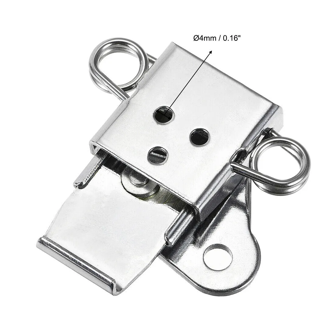Metal Iron Spring Loaded Butterfly Twist Toggle Latch Large Keep Clamp or Lock