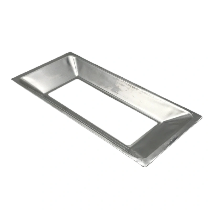 Custom OEM Flat Sheet Metal Aluminum Led Light / Cob Reflector Cover