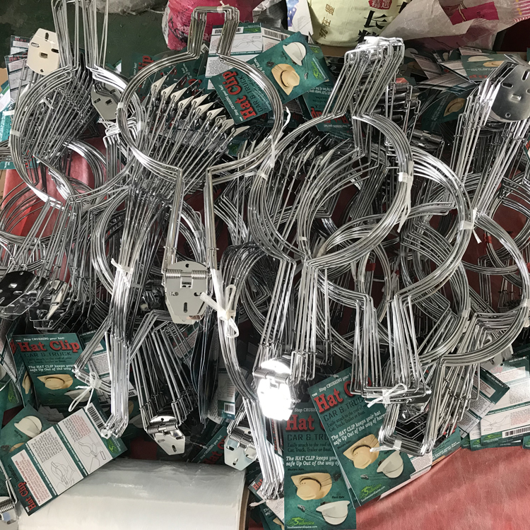 Stainless Steel Western Classic Hat Saver Rack / Holder On Vehicle