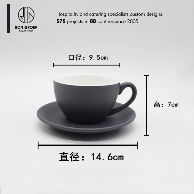 Promotional restaurant custom coffee mug with logo printing