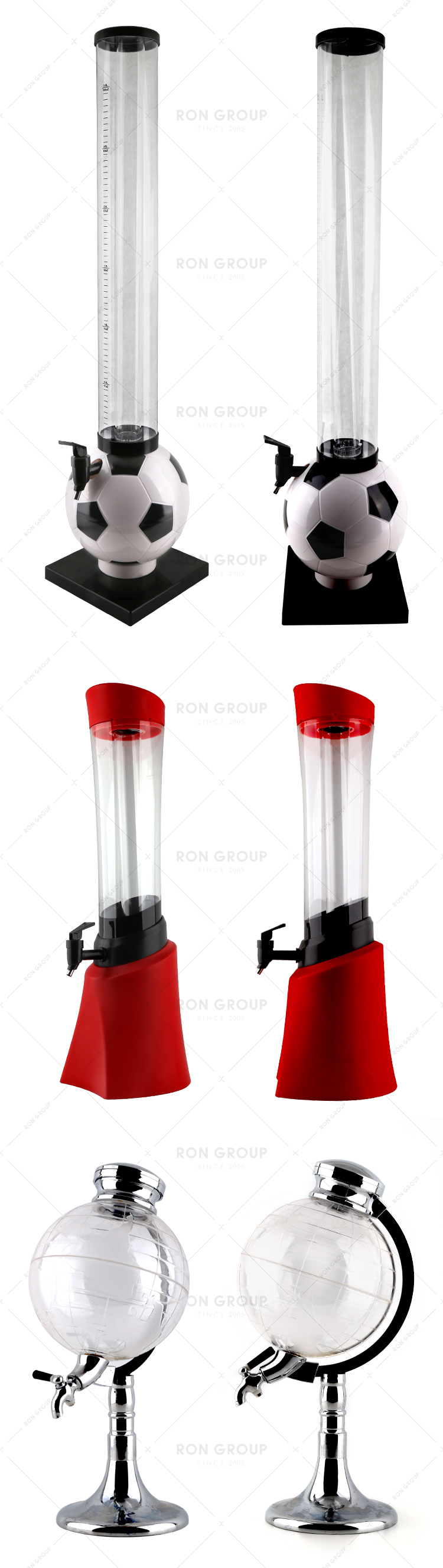 Custom logo bar restaurant plastic 3L beer water dispenser