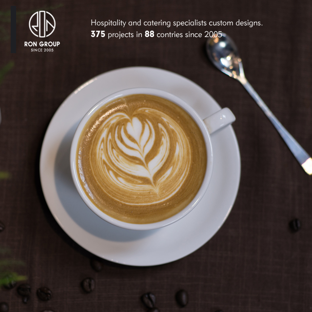 Guangdong customized coffee shop white ceramic coffee mug