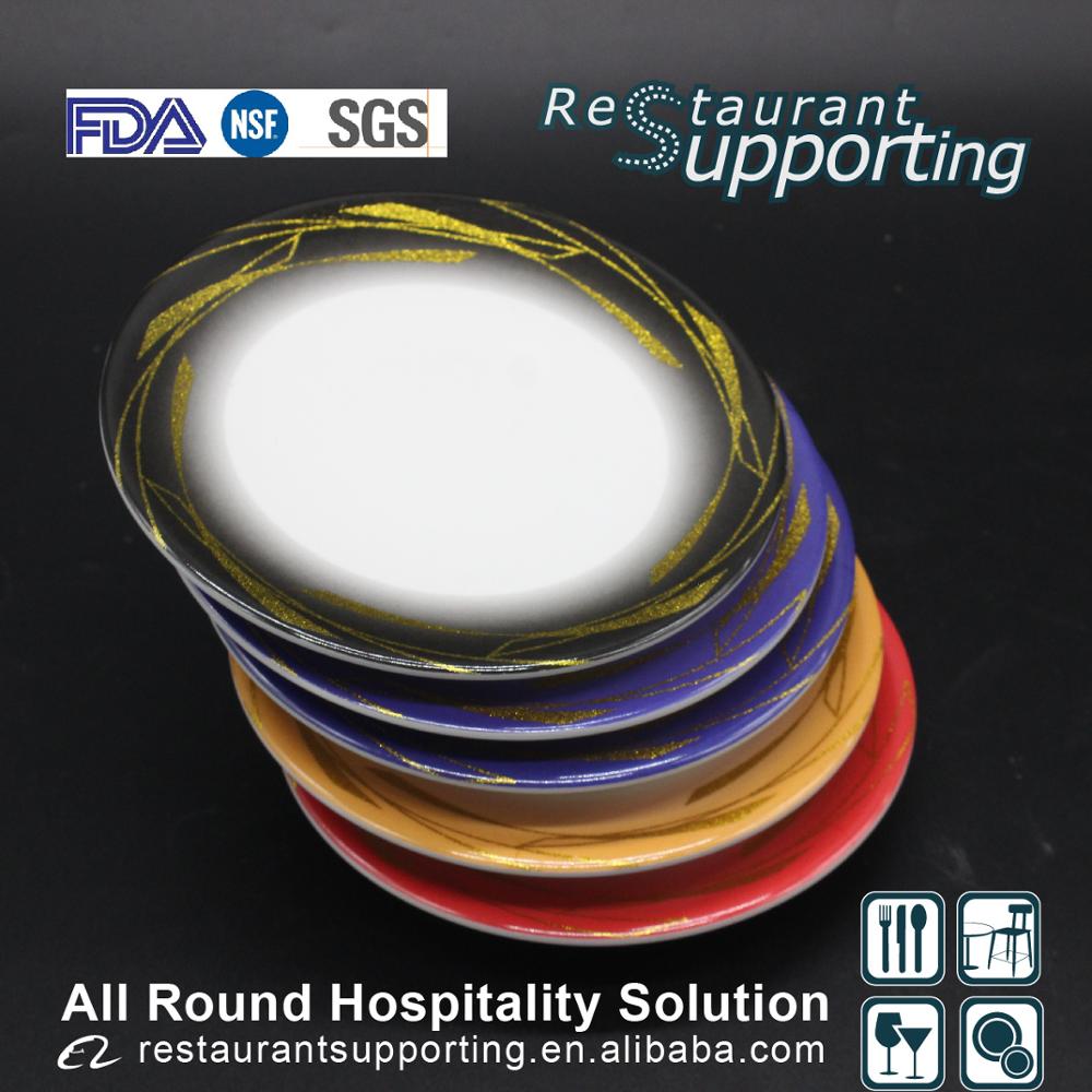 Wholesale 100% Quality guaranteed restaurant bule melamine sushi dish