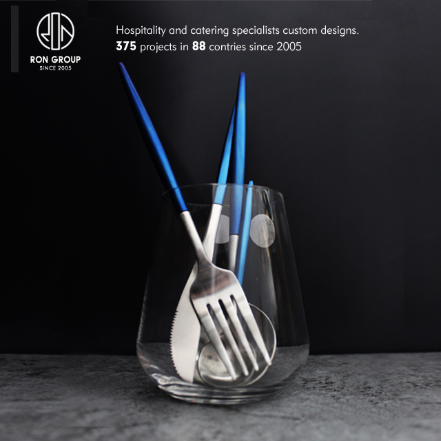 Wholesale 304 stainless steel knife and fork set for italian restaurant