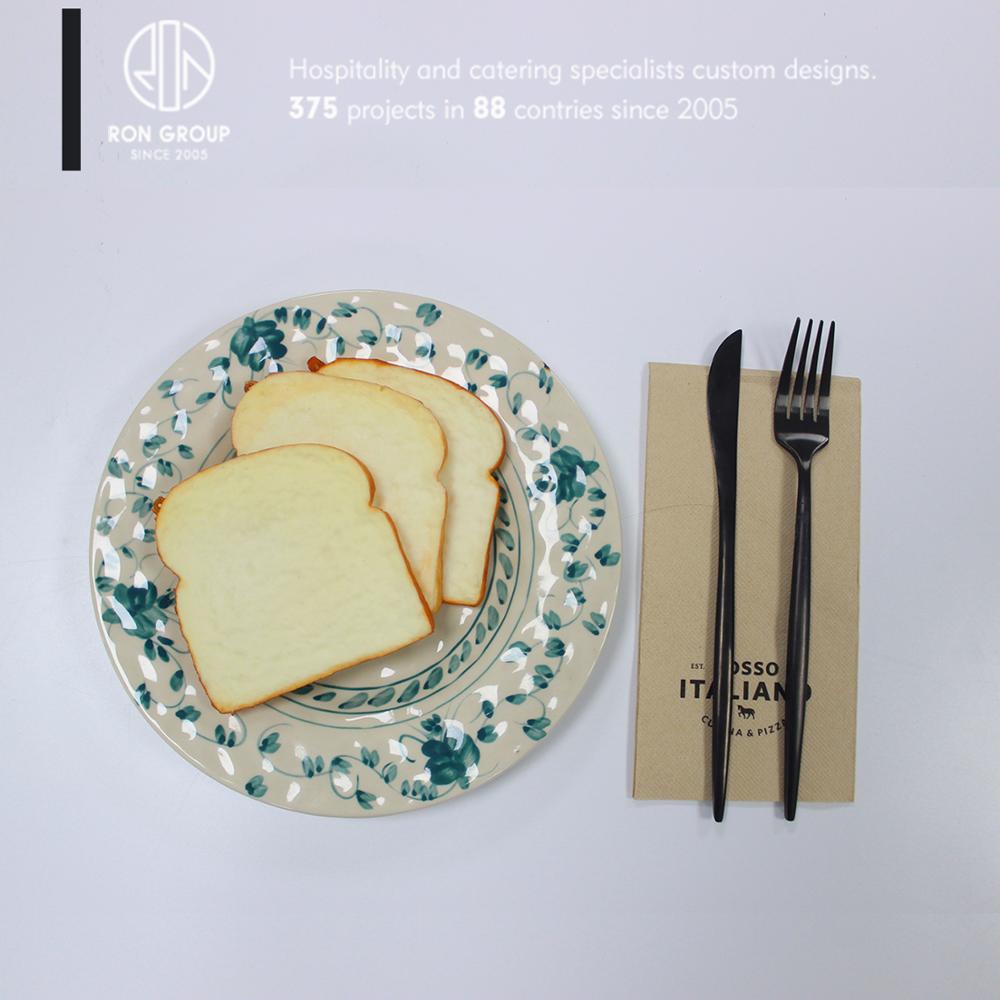 Hot selling restaurant color printed 2ply disposable serviette napkin