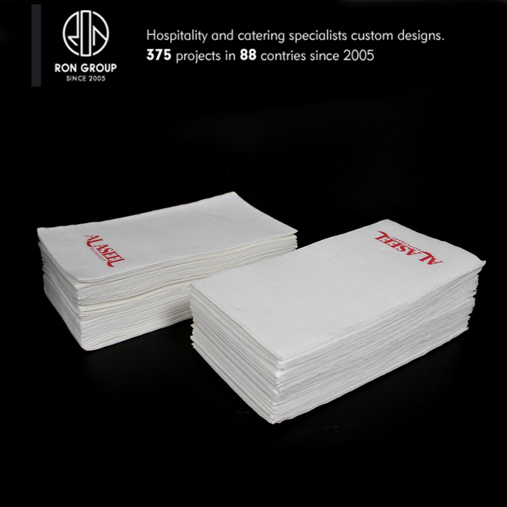 Custom Top quality restaurant 40x40cm printed color napkin