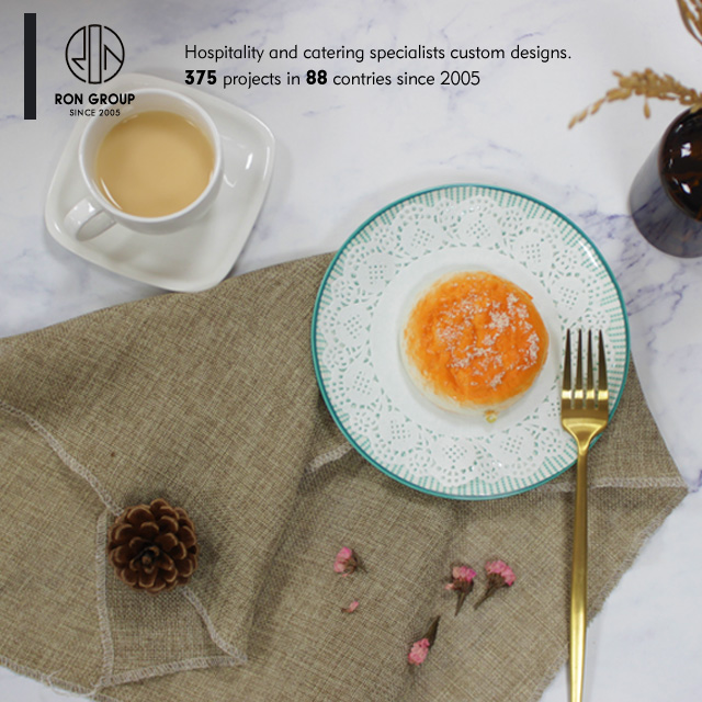 Wholesale Eco friendly restaurant round oriental ceramic plate