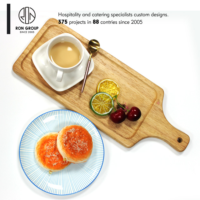 Durable painted restaurant 7cm round blue porcelain dinner plate