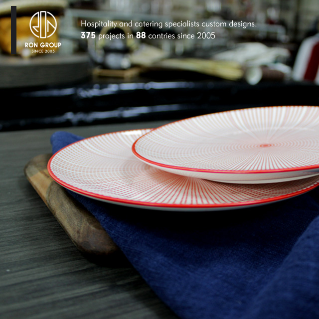 Wholesale Food grade restaurant elegance porcelain plate