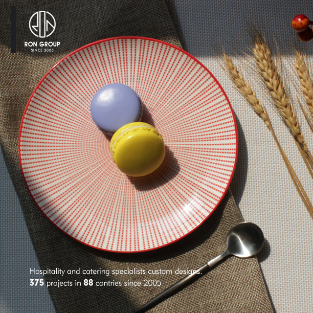 Wholesale Food grade restaurant elegance porcelain plate