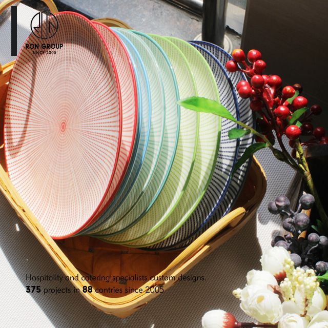 Wholesale Food grade restaurant elegance porcelain plate
