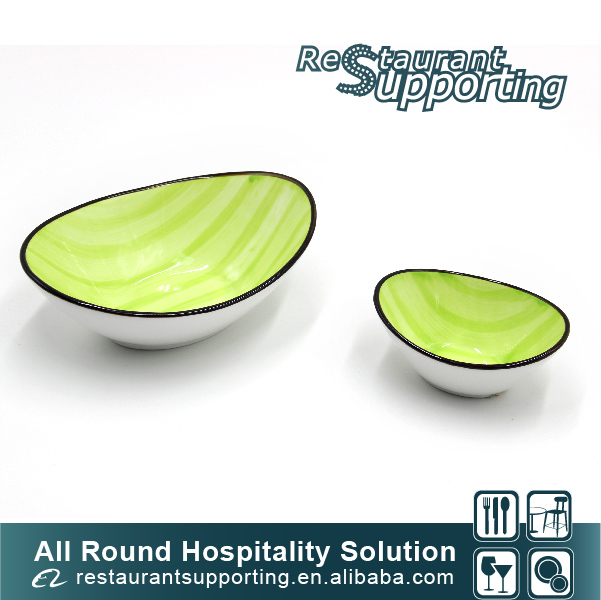 Foshan wholesale custom beautiful porcelain restaurant dessert plate sets