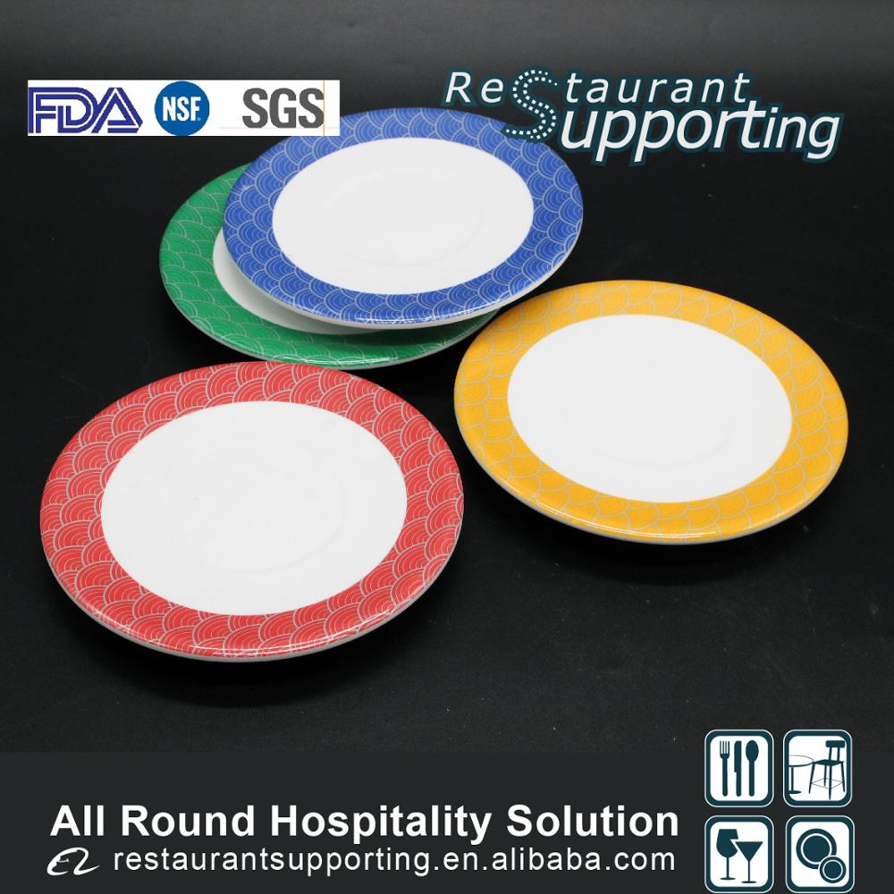 Foshan OEM Eco Friendly long Japanese Sushi ceramic plate for sale