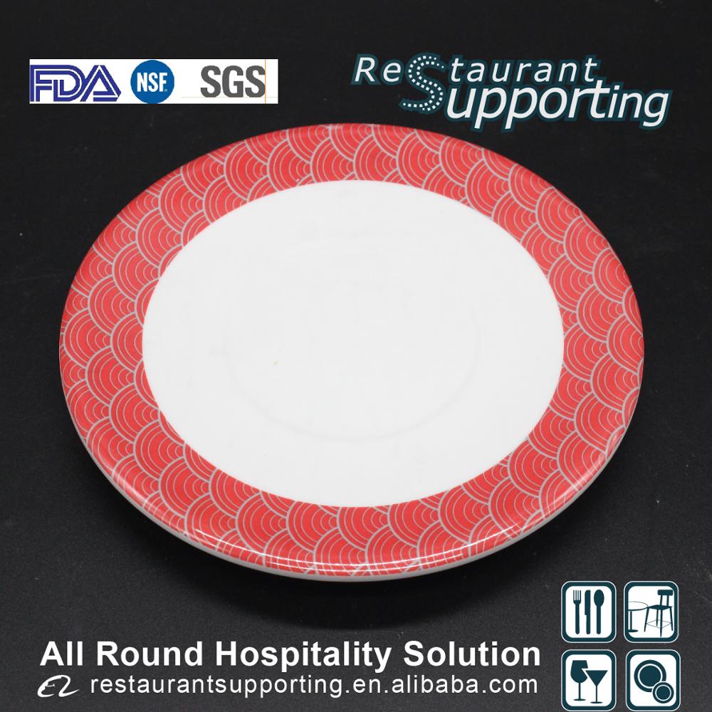 Foshan OEM Eco Friendly long Japanese Sushi ceramic plate for sale