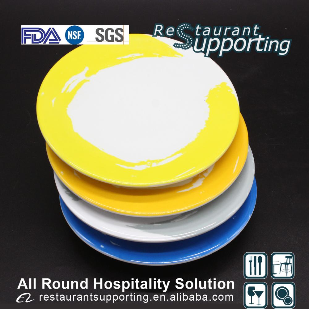 Foshan OEM Eco Friendly long Japanese Sushi ceramic plate for sale