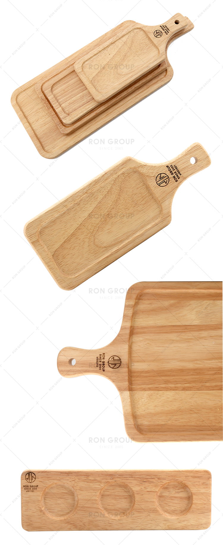 Custom restaurant pizza cutting board wooden food serving board