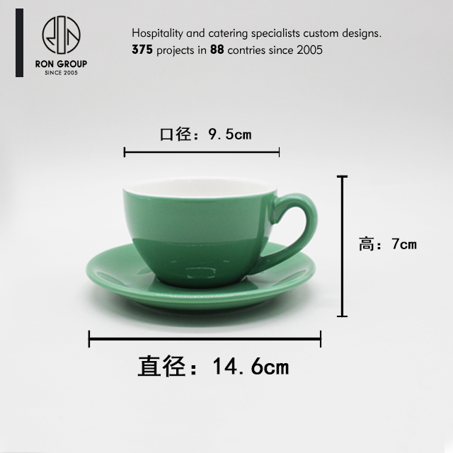 Foshan professional restaurant supplier coffee ceramic mug with handle