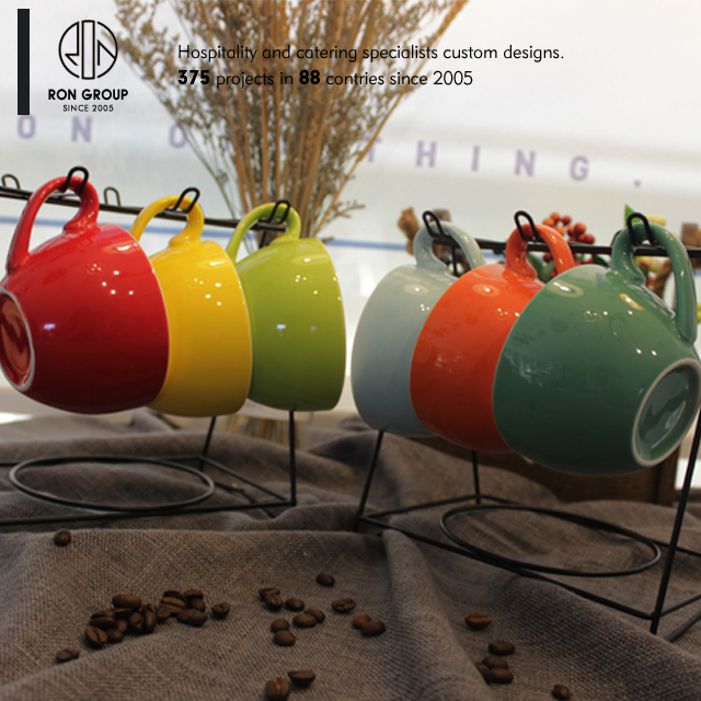 Foshan professional restaurant supplier coffee ceramic mug with handle