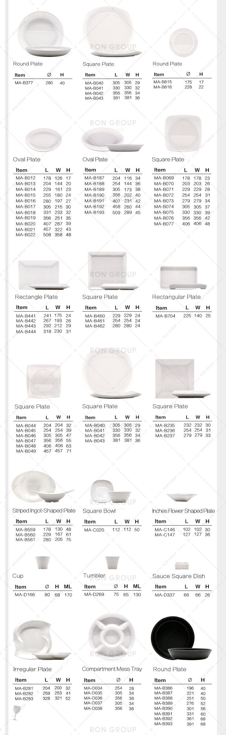 Restaurant decorating food grade clear bule color plastic food plate