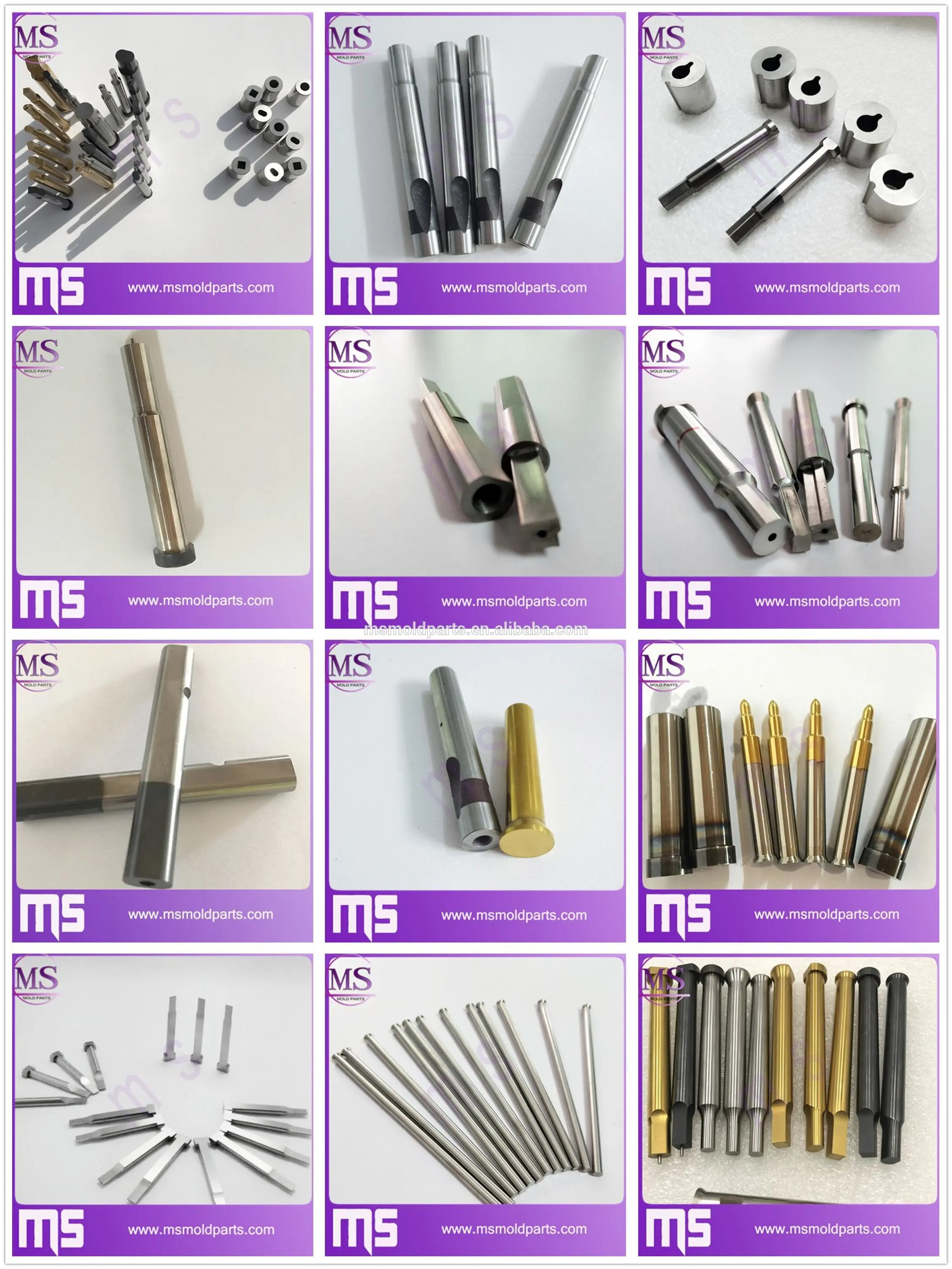 heat treatment ejector sleeve pins Nitrided Ejector Pins in Dongguan